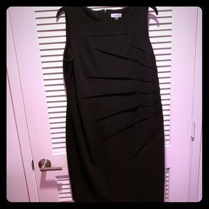 Calvin Klein Black Starburst Sheath Dress